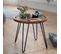 Table Basse 45x40x45 Cm Table De Salon Sheesham Table Basse Ronde