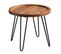 Table Basse 45x40x45 Cm Table De Salon Sheesham Table Basse Ronde