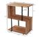 Table D'appoint S-from 45x60x30 Cm Table Décorative Acacia Table Basse Bois Métal