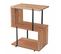 Table D'appoint S-from 45x60x30 Cm Table Décorative Acacia Table Basse Bois Métal