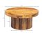 Table Basse Bois Massif 60 Cm Table De Salon Table Basse Table Ronde Marron