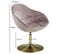 Chaise Longue Tissu 70x79x70 Cm Fauteuil Club Tournante Salon Rembourrée