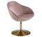 Chaise Longue Tissu 70x79x70 Cm Fauteuil Club Tournante Salon Rembourrée