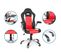 Fauteuil Gamer Game Sport Blanc/noir/rouge