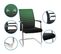 Chaises Cantilever Falcone V Noir/vert