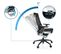 Siège De Bureau De Qualité Professionnelle Genidia Smart White Cm Noir/blanc/chrome