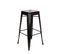 Tabouret De Bar Vantaggio High Noir