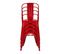 Chaise De Bistrot Vantaggio Comfort Rouge