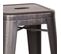 Tabouret De Bar Vantaggio High Noir/or