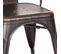 Chaise De Bistrot Vantaggio Comfort Noir/or