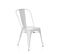 Chaise De Bistrot Vantaggio Brush Blanc