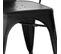 Chaise De Bistrot Vantaggio Brush Noir