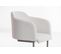 Chaise Magnus Tissu Blanc