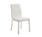 Chaise Colmar Avec Revêtement En Tissu Blanc