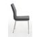 Chaise Colmar Avec Revêtement En Tissu Gris Foncé