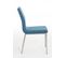 Chaise Colmar Avec Revêtement En Tissu Bleu