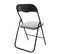 Chaise Pliable Felix Gris / Argent