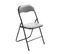 Chaise Pliable Felix Gris / Argent