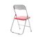 Chaise Pliable Felix Rouge / Argent