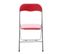 Chaise Pliable Felix Rouge / Argent