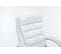 Fauteuil De Bureau Big Vancouver Similicuir Blanc