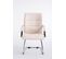 Chaise Oscillante Sievert En Similicuir Crème