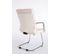 Chaise Oscillante Sievert En Similicuir Crème