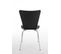 Lot De 2 Chaises Visiteur Aaron Noir