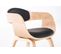 Chaise Retro Kingston En Similicuir Nature / Noir