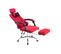 Fauteuil De Bureau Fellow Avec Repose-pieds Intégré Rouge