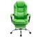 Fauteuil De Bureau Castle Similicuir Vert