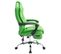 Fauteuil De Bureau Castle Similicuir Vert