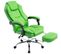 Fauteuil De Bureau Castle Similicuir Vert