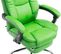 Fauteuil De Bureau Castle Similicuir Vert