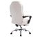 Fauteuil De Bureau Castle Similicuir Crème