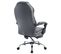 Fauteuil De Bureau Castle Similicuir Gris