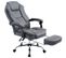 Fauteuil De Bureau Castle Similicuir Gris