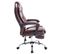 Fauteuil De Bureau Castle Similicuir Bordeaux