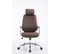 Fauteuil De Bureau Rako Tissu Marron