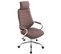 Fauteuil De Bureau Rako Tissu Marron