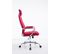 Fauteuil De Bureau Rako Tissu Rouge