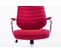 Fauteuil De Bureau Rako Tissu Rouge