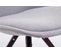 Chaise Toulouse Tissu Pieds Ronds Gris/cappuccino