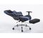 Fauteuil De Bureau Racing Limit Tissu Avec Ou Sans Repose-pieds Noir / Bleu/avec Repose-pieds