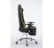 Fauteuil De Bureau Racing Limit Tissu Avec Ou Sans Repose-pieds Noir / Vert/avec Repose-pieds