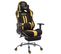 Fauteuil De Bureau Racing Limit Tissu Avec Ou Sans Repose-pieds Noir / Jaune/avec Repose-pieds