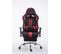 Fauteuil De Bureau Racing Limit Tissu Avec Ou Sans Repose-pieds Noir / Rouge/avec Repose-pieds