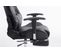 Fauteuil De Bureau Limit Similicuir Avec Repose-pieds Téléscopique Noir / Gris