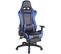 Fauteuil De Bureau Turbo Xl En Similicuir Noir / Bleu/similicuir