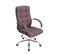 Fauteuil De Bureau Mikos Tissu Marron